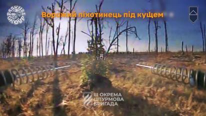 3-я штурмова показала роботу по окупантах на Харківщині