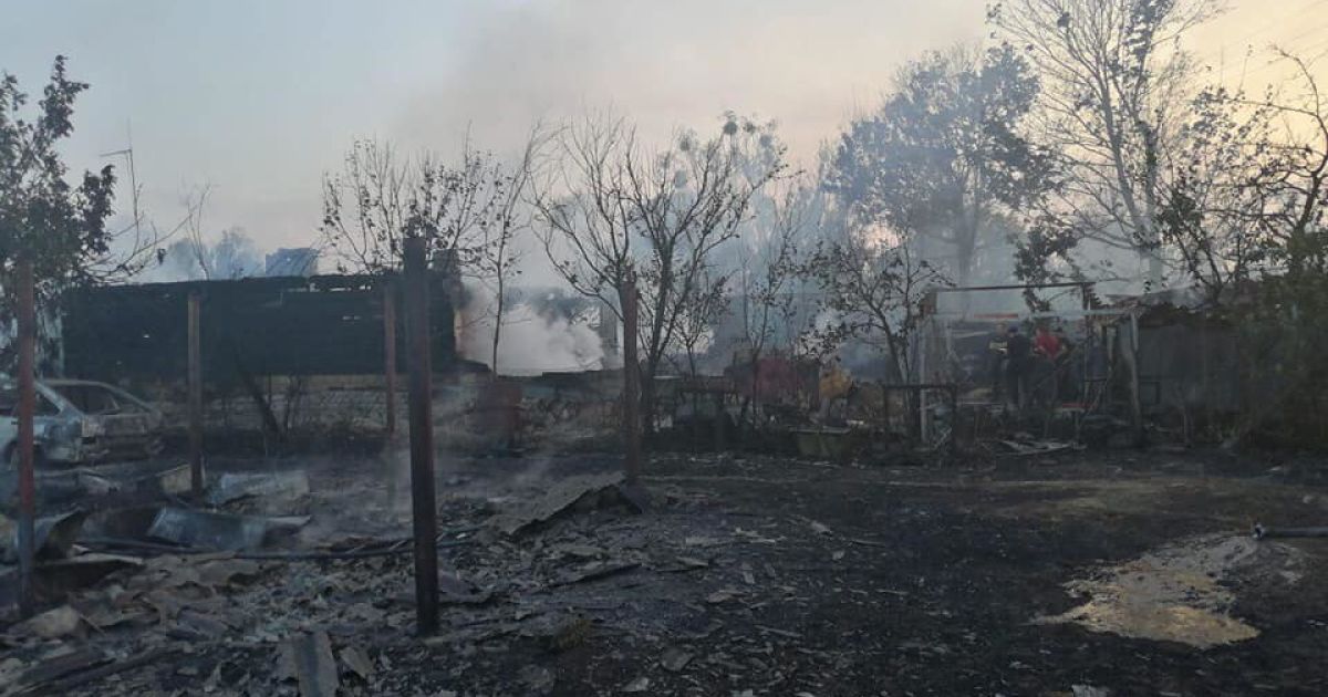 пожежа у Вишгородському районі_2 / © Facebook\Микола Чечоткін