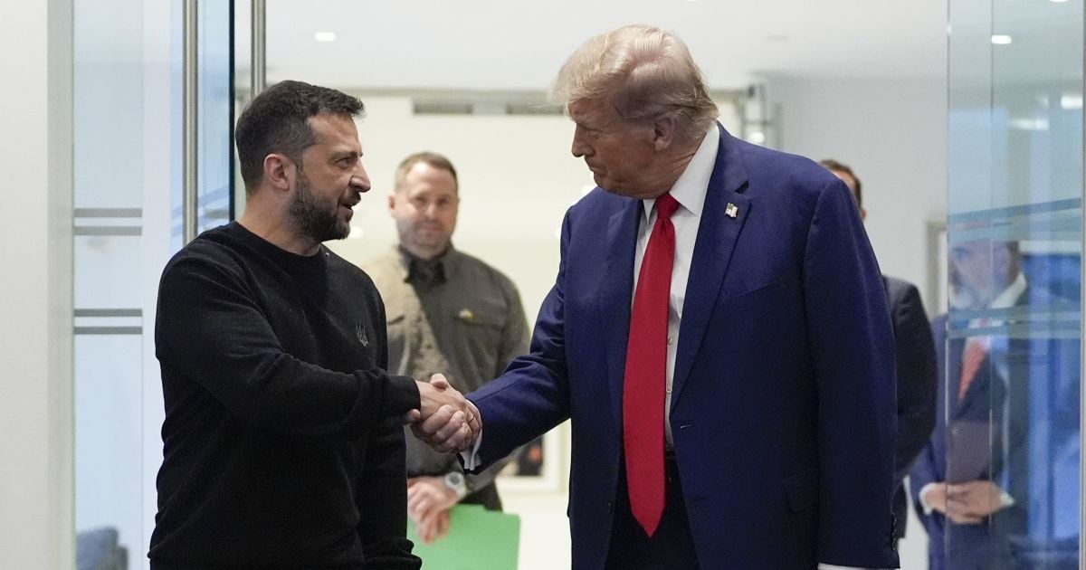 Володимир Зеленський з Дональдом Трампом