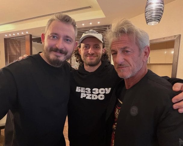 Коля Сєрга і Шон Пенн / © instagram.com/thekolya