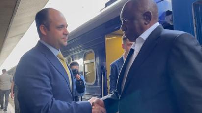 В Украину приехал Президент ЮАР Сирил Рамафоса