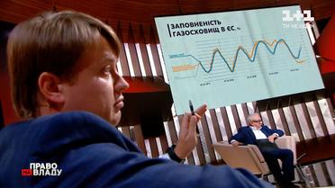 Андрей Герус рассказал о уровнях наполнения российских газовых хранилищ и европейских
