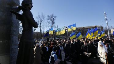 Відкриття пам'яника Олені Телізі в Києві_1 / © УНИАН