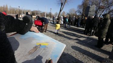 Відкриття пам'яника Олені Телізі в Києві_7 / © УНИАН