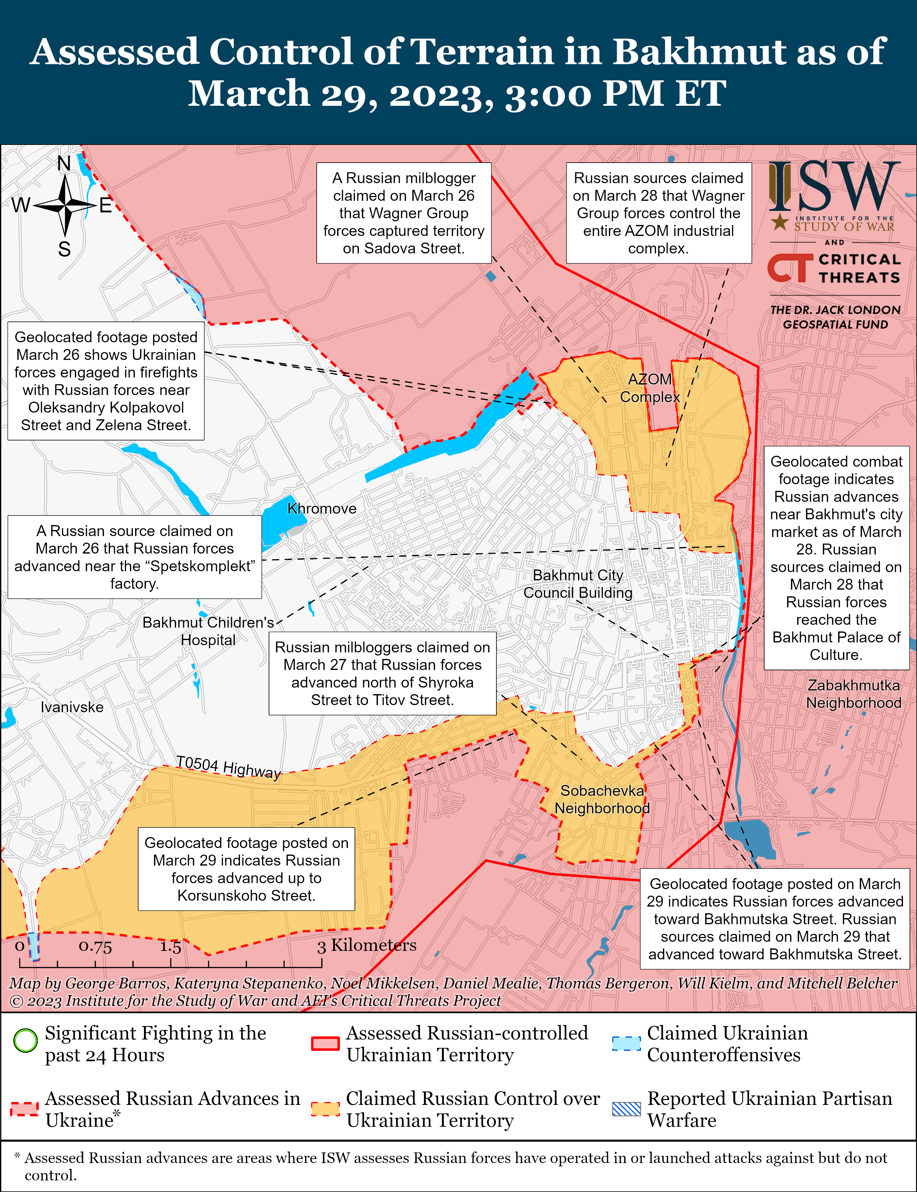 Карта боїв ISW. / © 