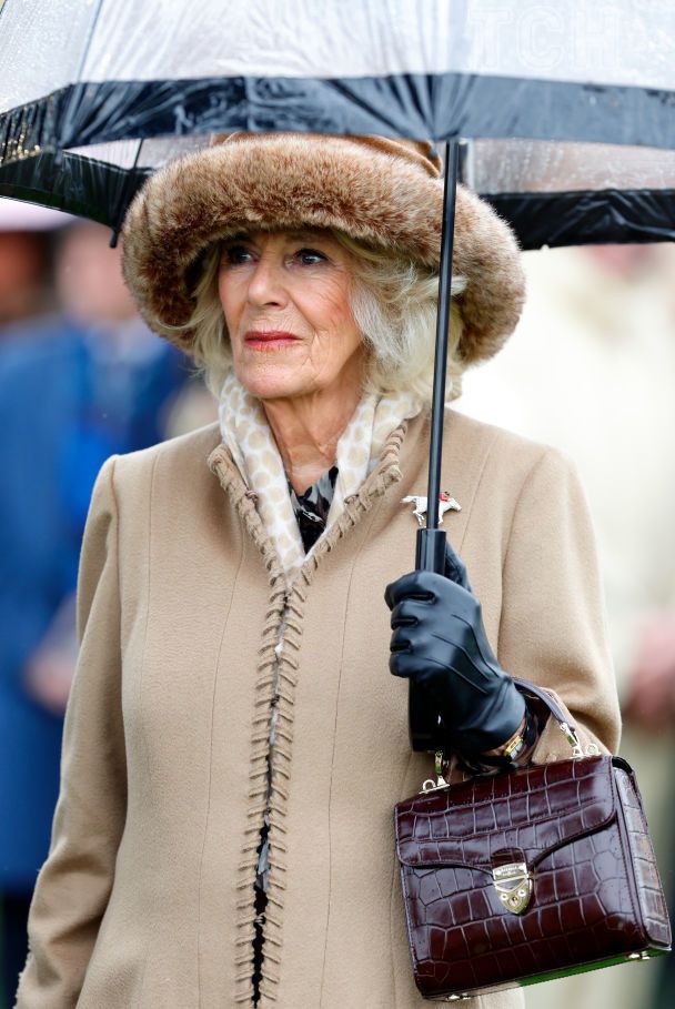 Королева Камилла с сумкой Aspinal of London / © Getty Images
