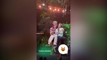 Арсен Мірзоян заспівав на сцені з 8-річною донькою Ніною