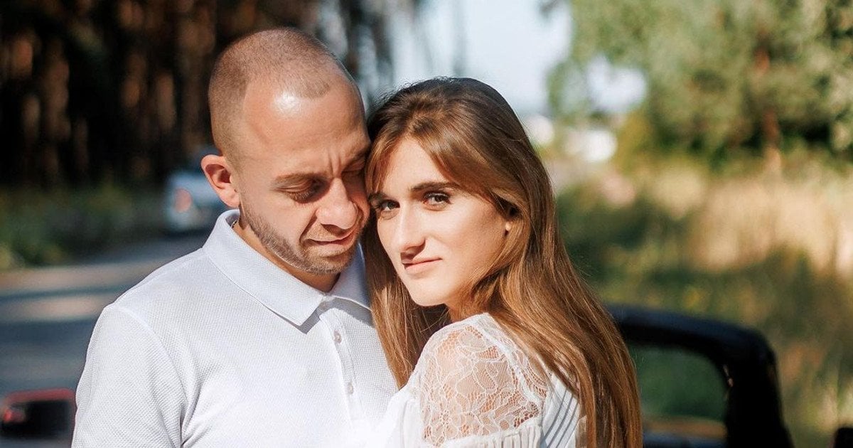 Даша Євтух із чоловіком