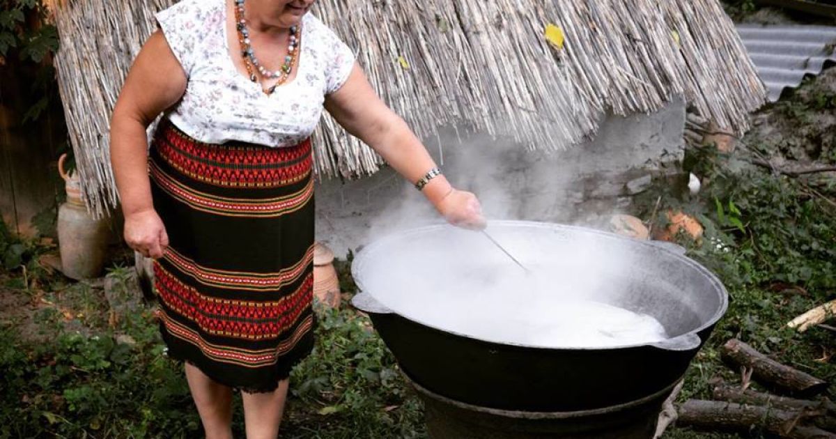 Во время фестиваля борща в Опошне / © Facebook / Юрий Репало