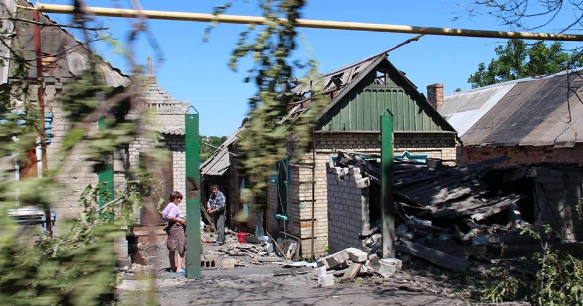 Марьинка снова оказалась под вражескими обстрелами