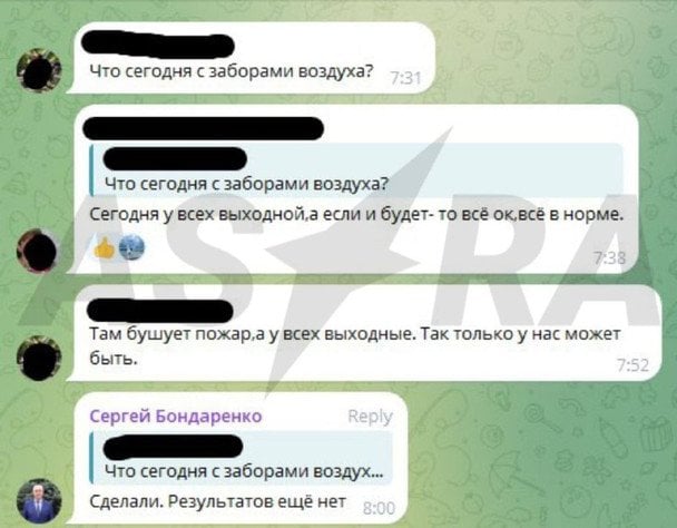 Листування місцевих