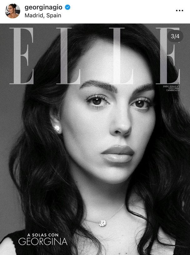 Джорджина Родрігес в Elle / © Instagram Джорджини Родрігес
