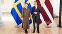 Кронпринцесса Виктория и президент Латвии Эдгарс Ринкевичс