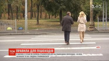 525 ДТП произошли на пешеходных переходах с января по август 2019 года