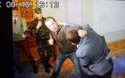 Появилось видео драки Соболева и Ивченко в Раде