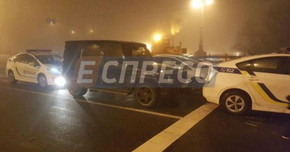 Головокружительная ночная погоня: в Киеве пьяный водитель убегал от полиции и повредил четыре авто