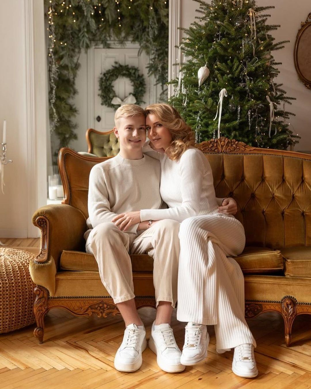 Марина Боржемская с сыном / © instagram.com/uzelkova.marina