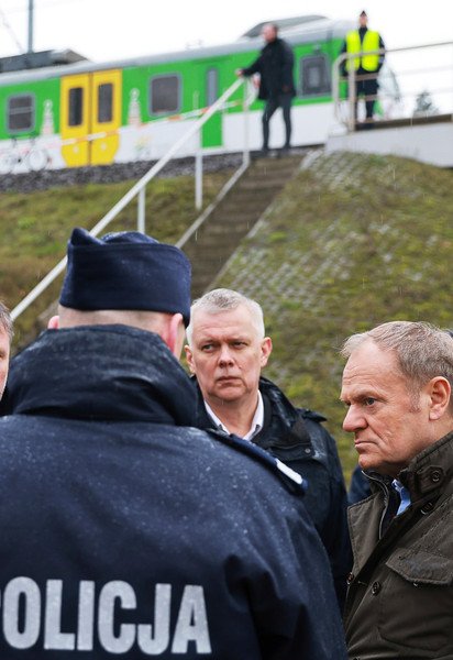 Диверсия на железной дороге в Польше