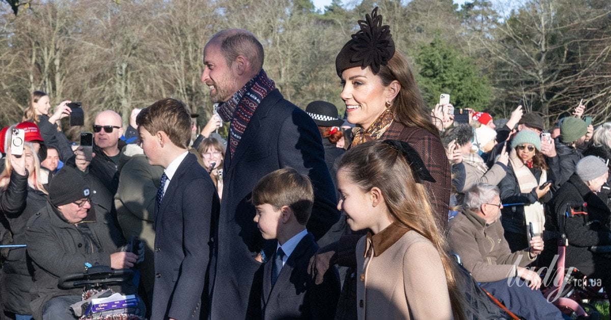 Сім'я Уельських на Різдво у Сандрінгемі