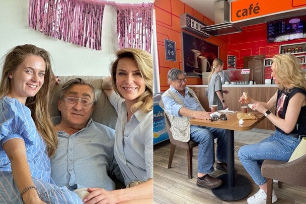 Марина Боржемська з батьком / © instagram.com/uzelkova.marina