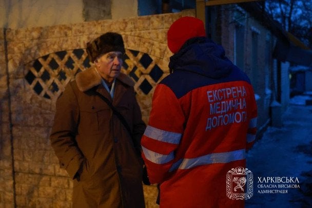 Guided aerial bomb attack on Kharkiv, January 19 / © Oleh Synehubov / © Олег Синєгубов
