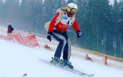 Удивила: Ольга Сумская показала, как умеет кататься на лыжах
