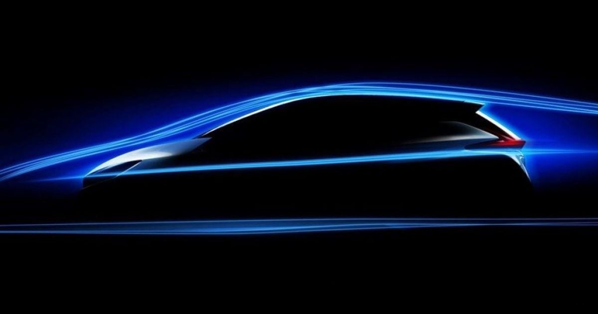 Nissan опубликовал новый тизер электрокара Leaf следующего поколения