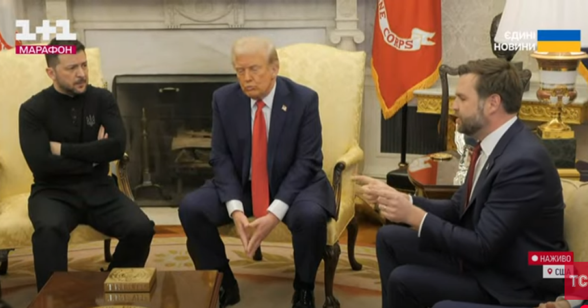 Зеленский поспорил с Венсом и Трампом