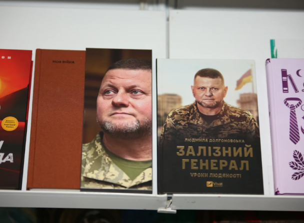 Книги Валерія Залужного. / © Hromadske.tv
