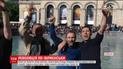 Армяне до ночи праздновали добровольную отставку премьера
