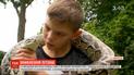 В Германии из частного двора сбежал 3-метровый питон