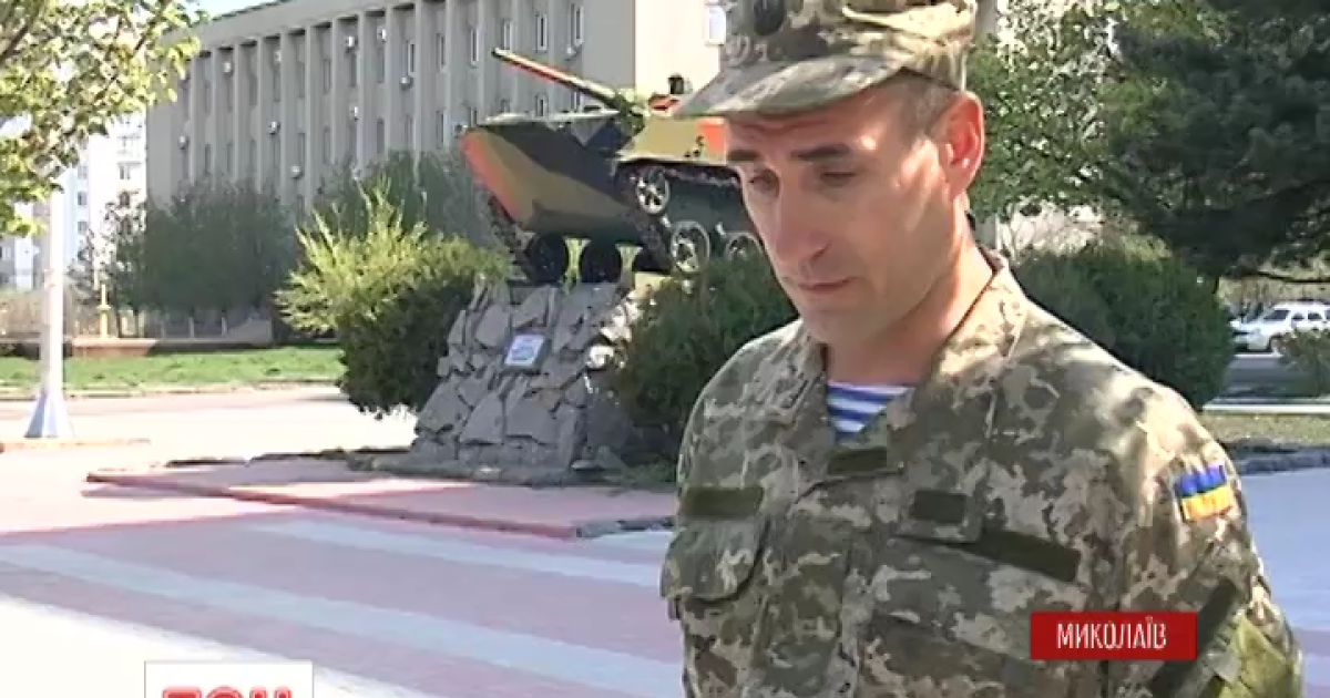 В николаеве признали годным к службе израненного осколками десантника