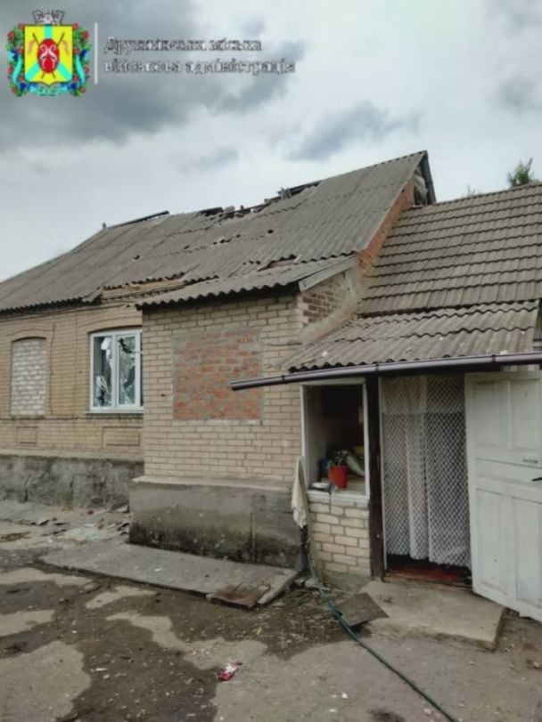 Обстріл Дружківки / Фото: Дружківська міська військова адміністрація