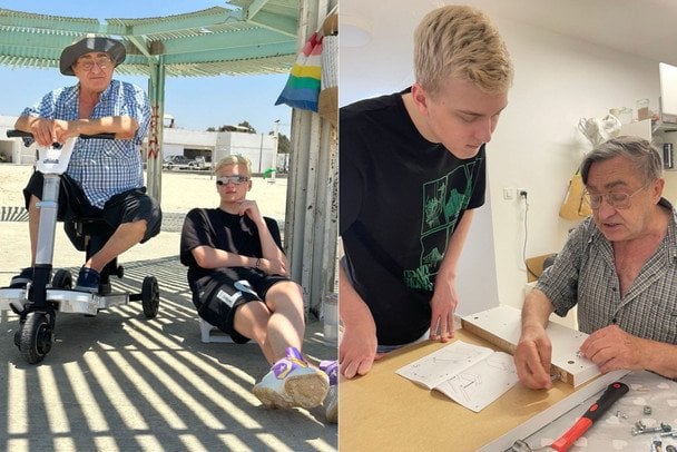 Син та батько Марини Боржемської / © instagram.com/uzelkova.marina