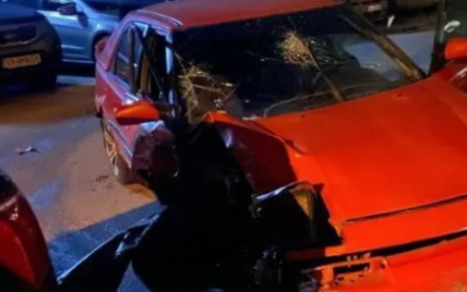 На Київщині водій напідпитку протаранив 6 автівок (відео)