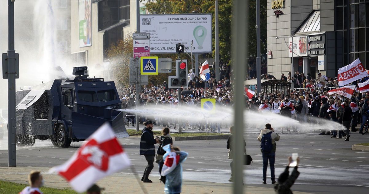 Білорусь, протести 4 жовтня_1 / © Associated Press
