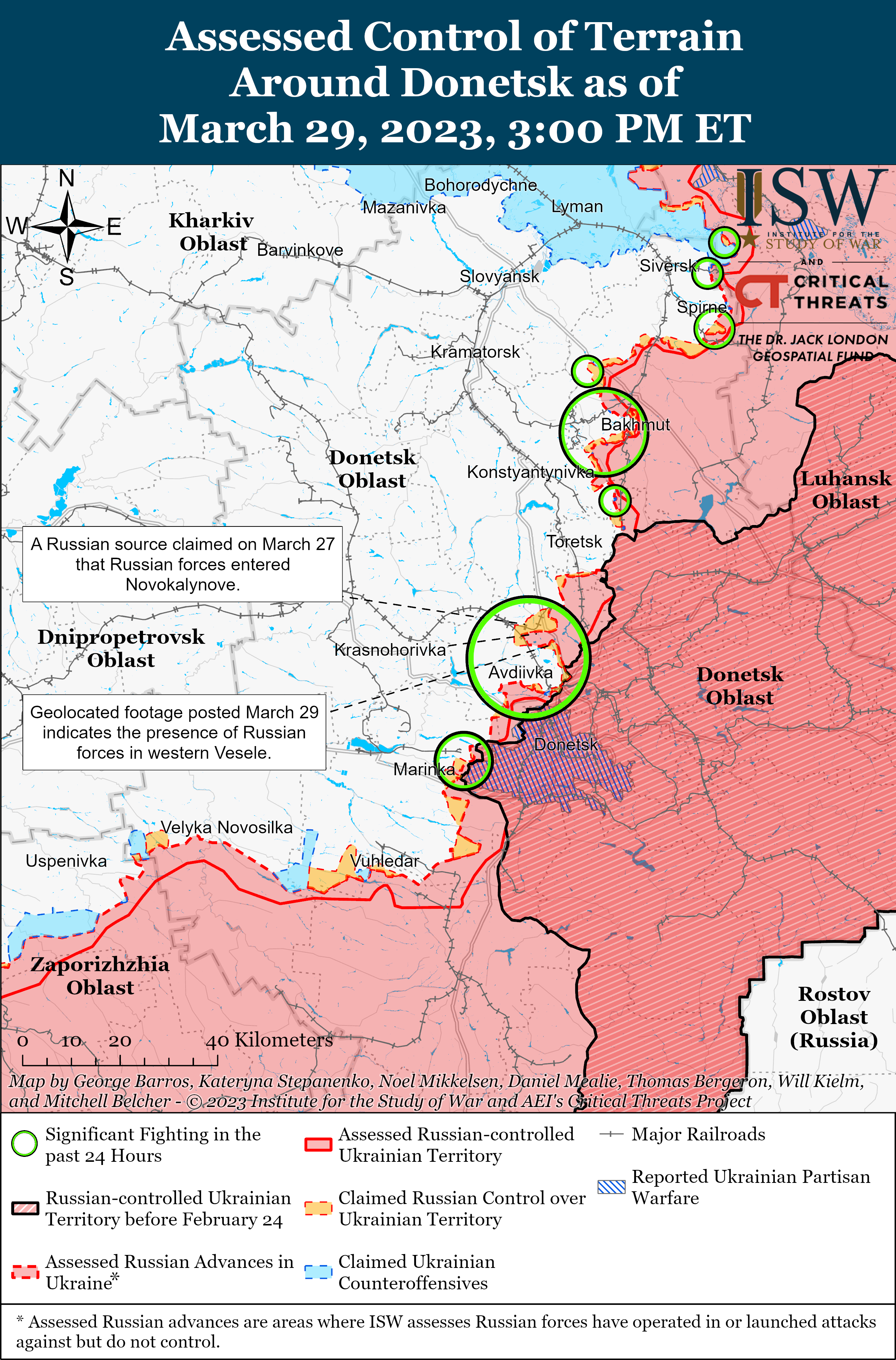 Карти боїв ISW. / © 