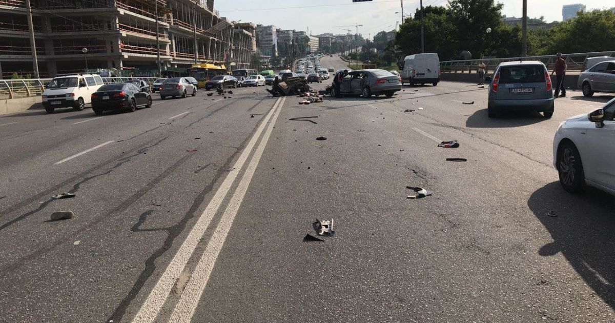 аварія в Києві / © Facebook / Патрульна поліція Києва