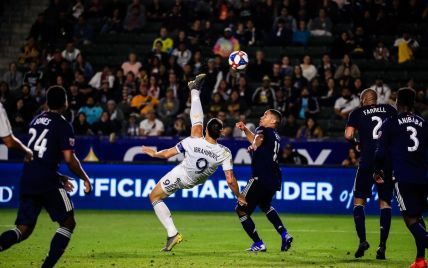 Ібрагімович відзначився космічним голом через себе в матчі MLS