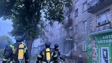 Атака на Київ 7 травня_6 / © ДСНС