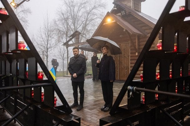 Володимир та Олена Зеленські