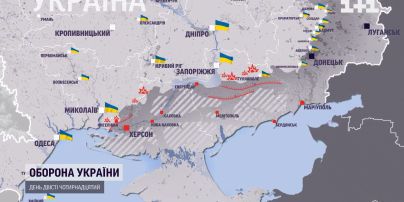 Мапа війни на 25 вересня: рашисти концентрують свої сили на ділянці Бахмут-Костянтинівка