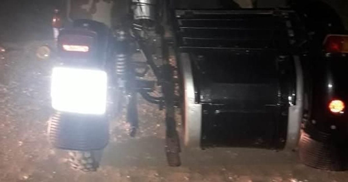 В Одеській області п’яний правоохоронець перекинувся на мотоциклі - пасажир загинув