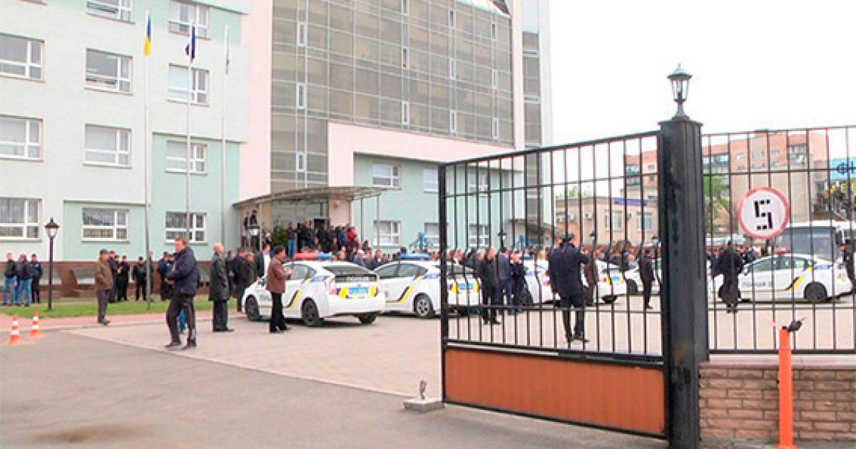 Захоплення Черкасиобленерго_2 / © ГУ Національної поліції в Черкаській області