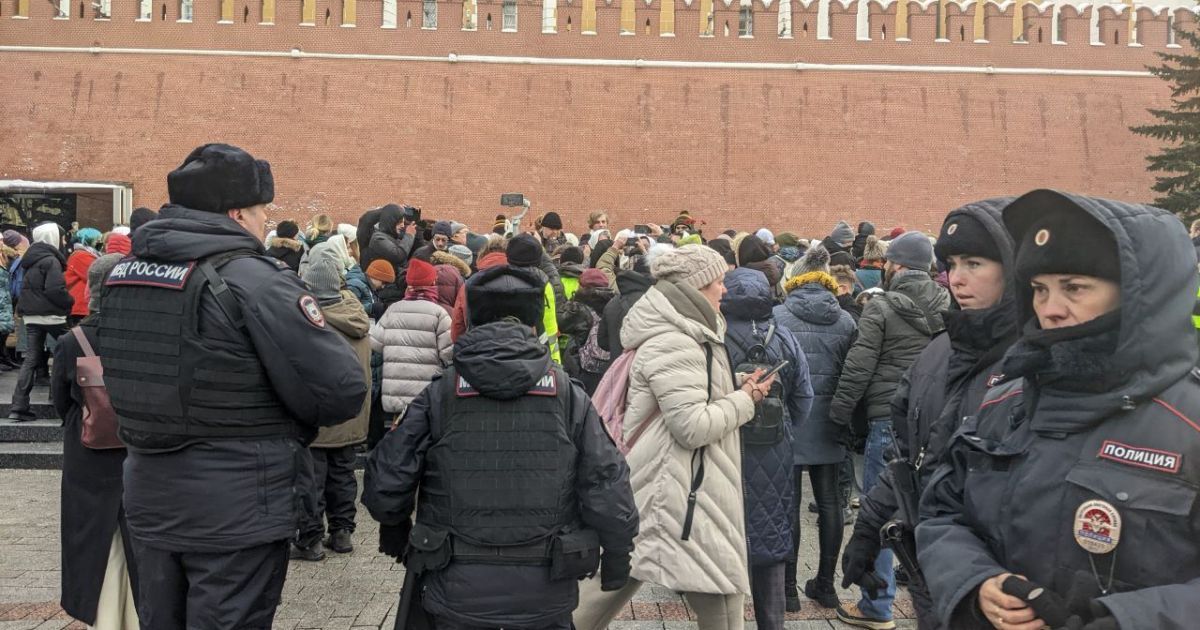 Акция протеста жен мобилизованных в Москве. ФОТО: российские тг-каналы/Astra