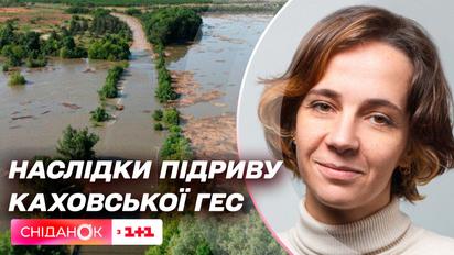 Який вплив на екологію матиме підрив Каховської ГЕС – екологиня Наталія Гозак