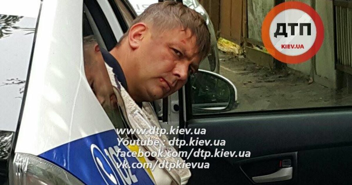 водій побив патрульного_2 / © dtp.kiev.ua