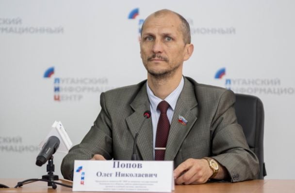"Депутат" "Народного Совета ЛНР" Олег Попов/Фото: российские средства массовой пропаганды