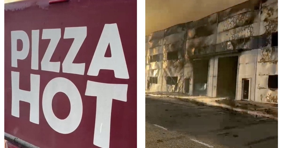 Зруйноване виробнитво Pizza Hot у Львові