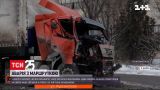 В Днепре фура протаранила автобус | Новости Украины